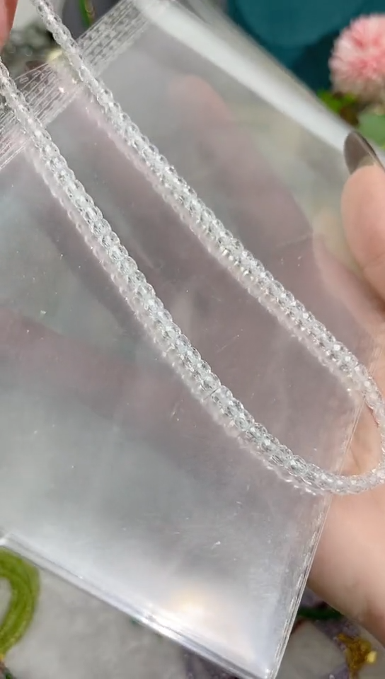 【闪购商品】锆石苏联钻项链银S925镶嵌白色99