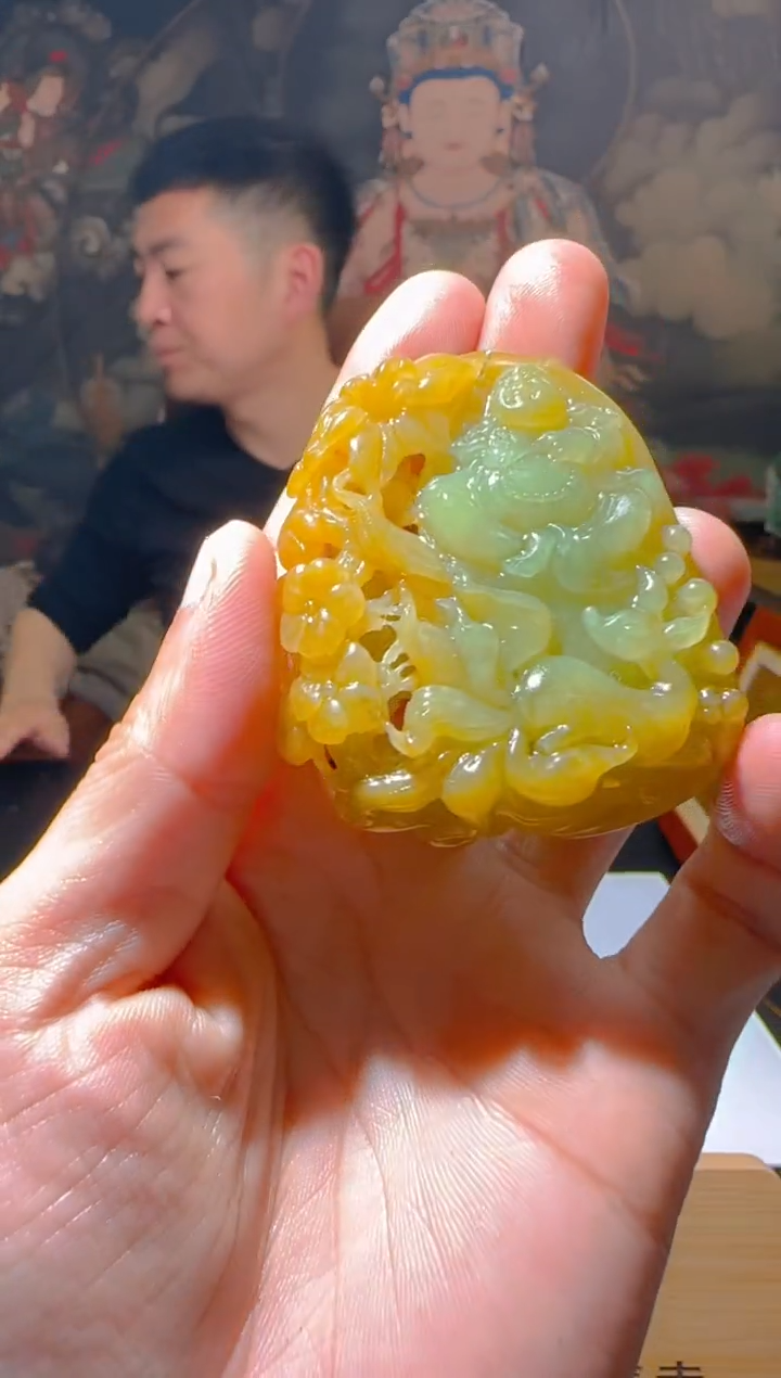 【闪购商品】定制翡翠未镶嵌L-@@QJSXJ218123