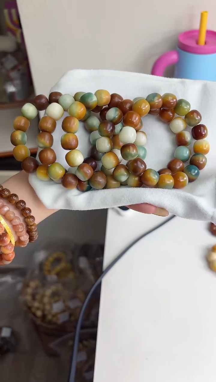 手串菩提根/象牙果沐k88敦煌干磨桶珠13*14mm手串