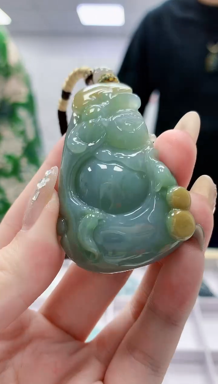 未镶嵌定制翡翠4898jw-毛货挂件102