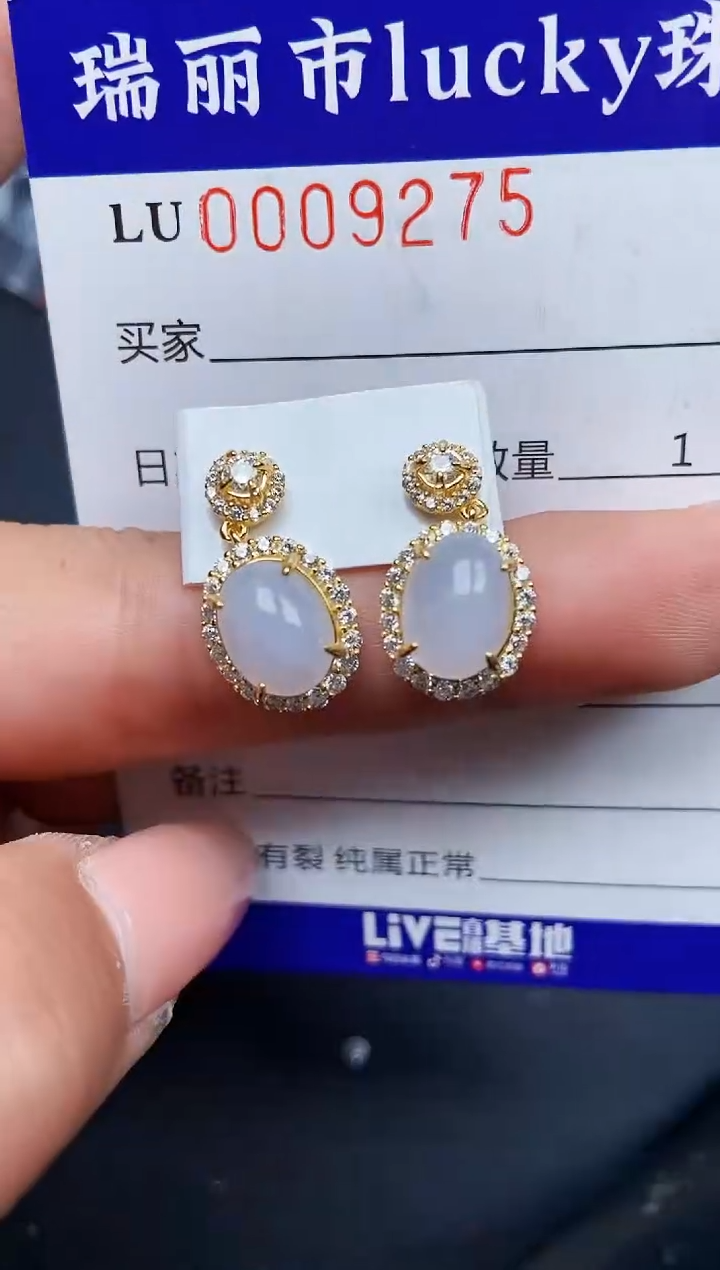 【闪购商品】翡翠颈饰银S925镶嵌9275