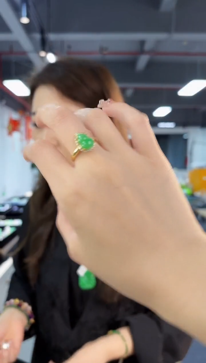 【闪购商品】翡翠戒指未镶嵌缅料A货/支持复检/一件