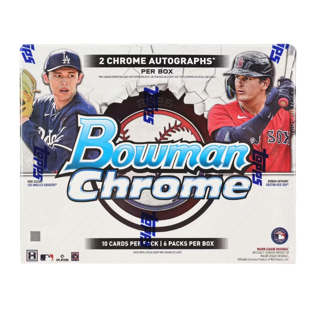 2025 Bowman Chrome Baseball Hobby 棒球 球星卡 单盒