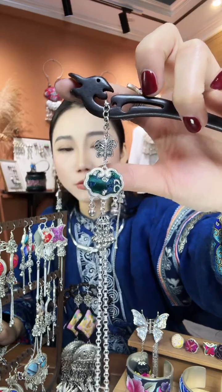 【闪购商品】刺绣纯手工民族风发簪