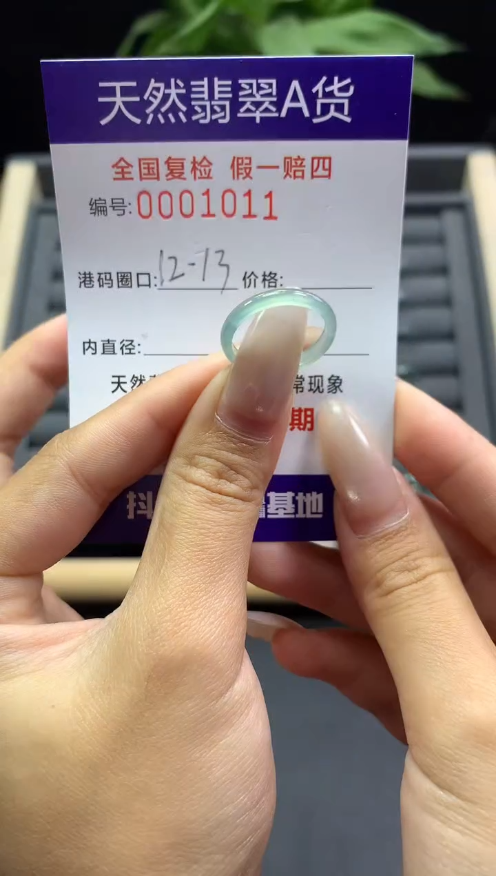 未镶嵌戒指翡翠天然  1011