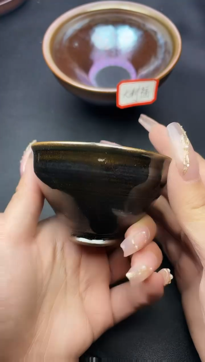 【闪购商品】茶盏267叶紫建盏叶紫