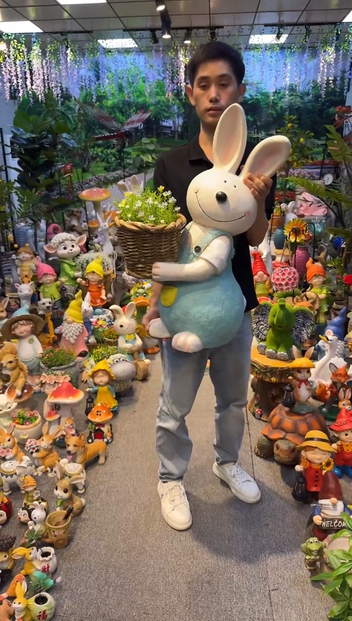 无花朵花园庭院摆件&00&