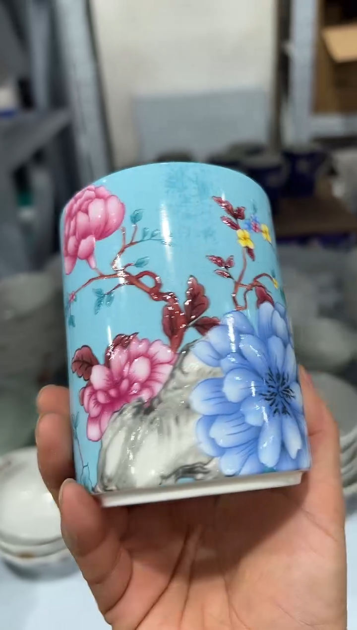 杯子骨瓷马克杯一个