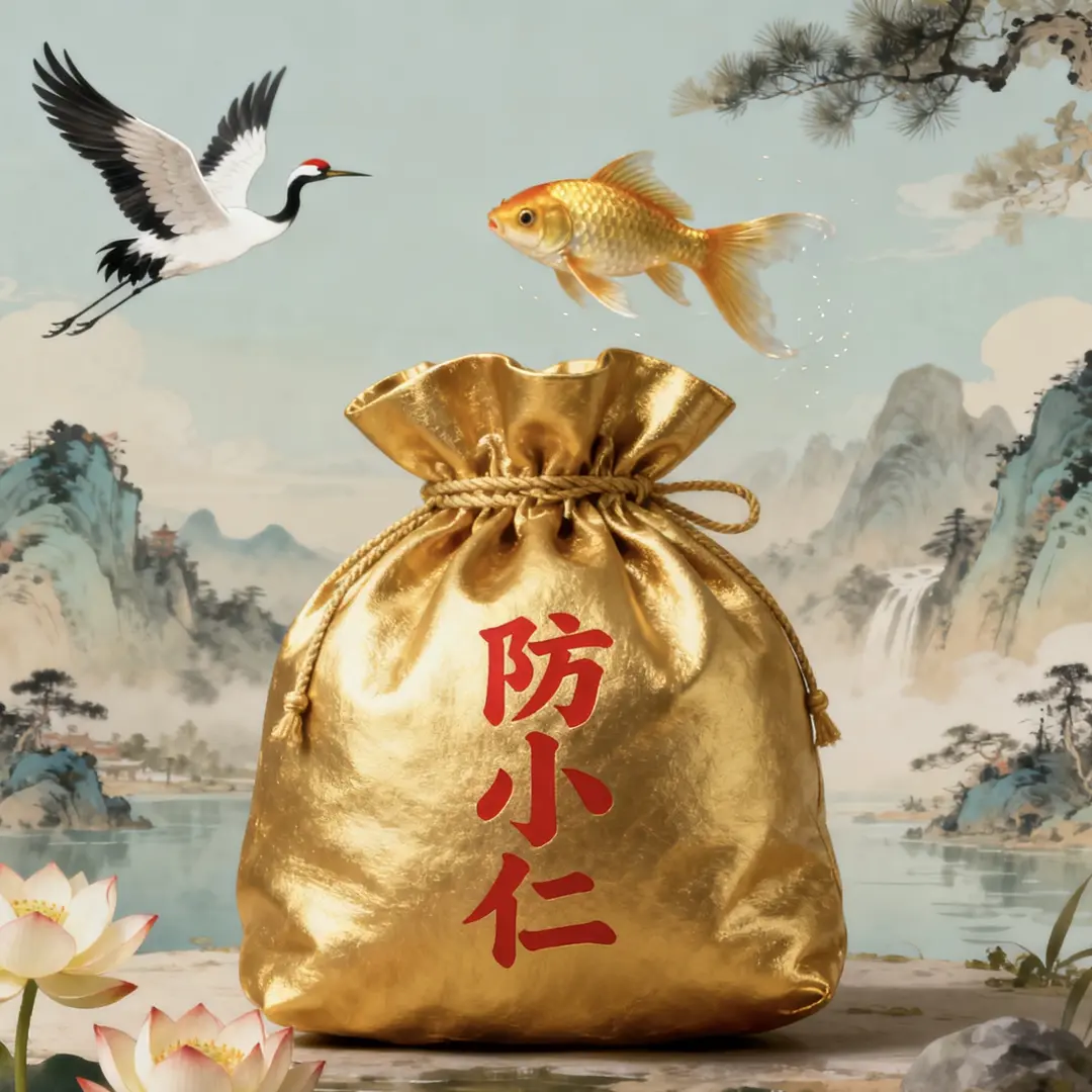 【老师傅推荐】6号防小仁 生肖贴纸福卡 