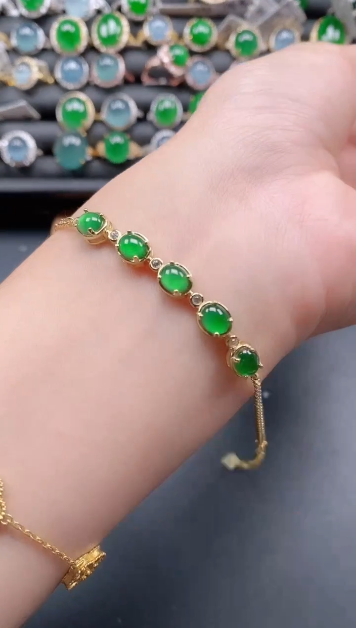 银S925镶嵌戒指翡翠1111