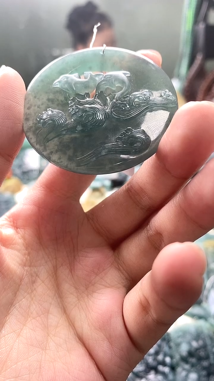 颈饰未镶嵌翡翠翡翠