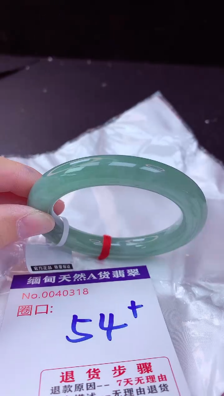 翡翠手镯未镶嵌54+             