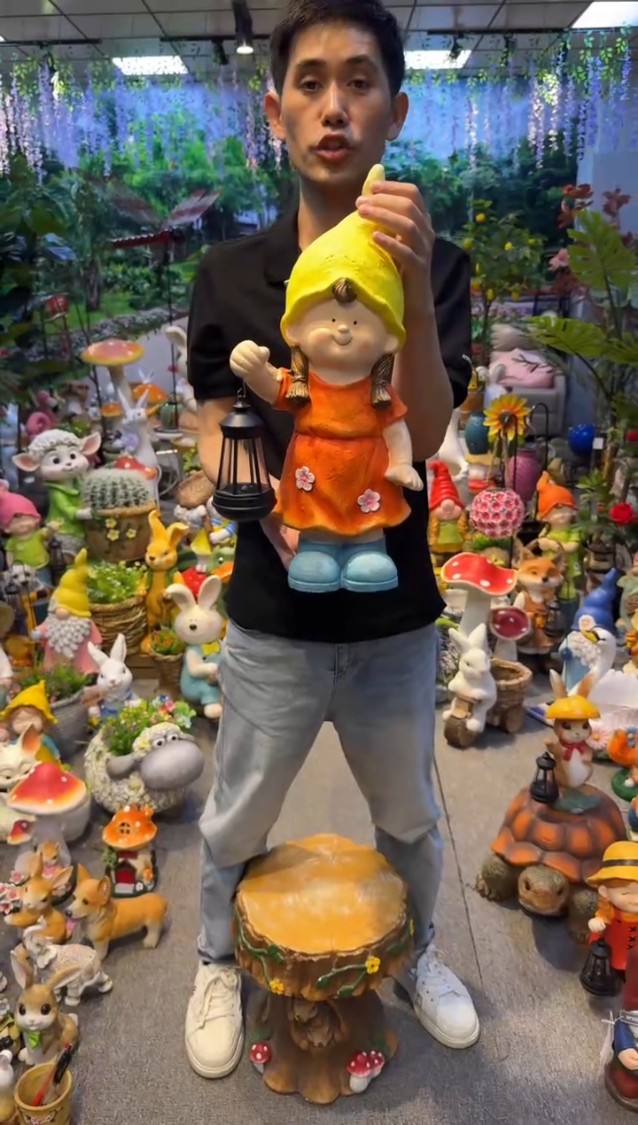 无花朵花园庭院摆件&00&