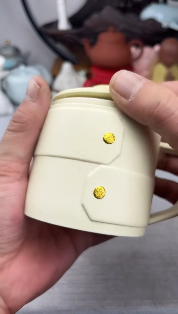 【闪购商品】米黄色办公杯三件套大清仓