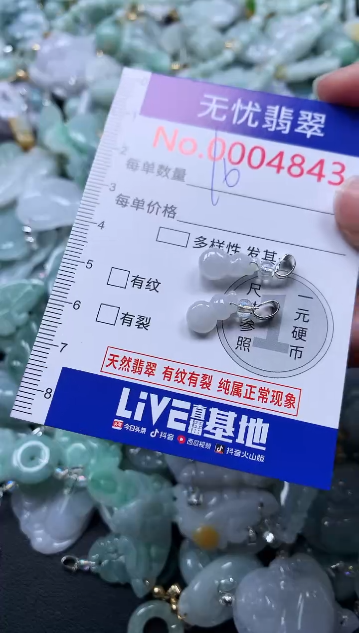 颈饰未镶嵌翡翠4843