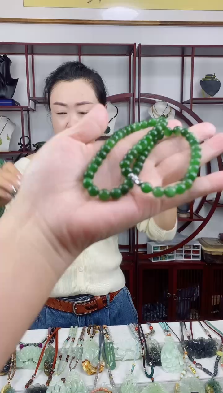 颈饰未镶嵌和田玉妈妈链