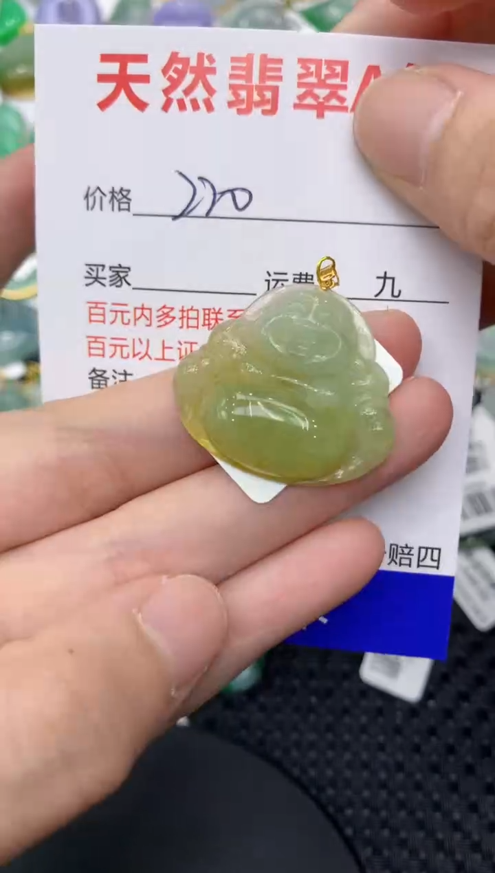 【闪购商品】翡翠颈饰18K金镶嵌111111111111