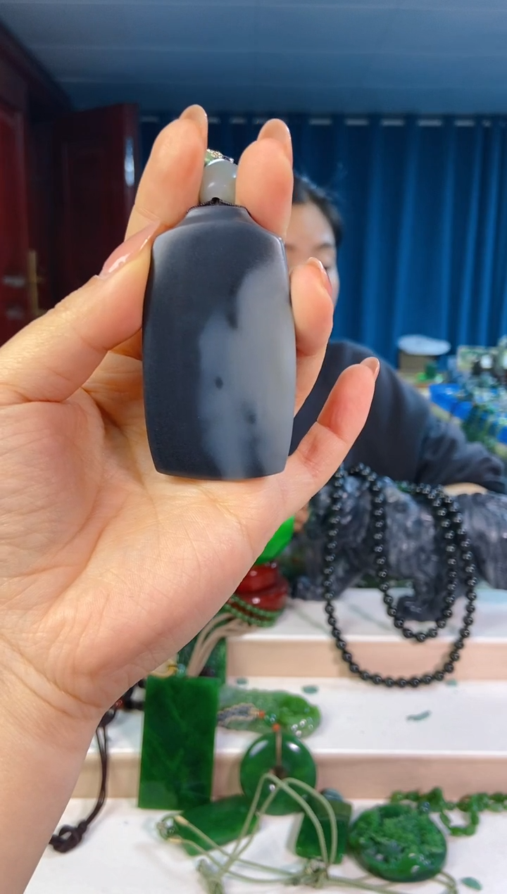 和田玉未镶嵌挂件1