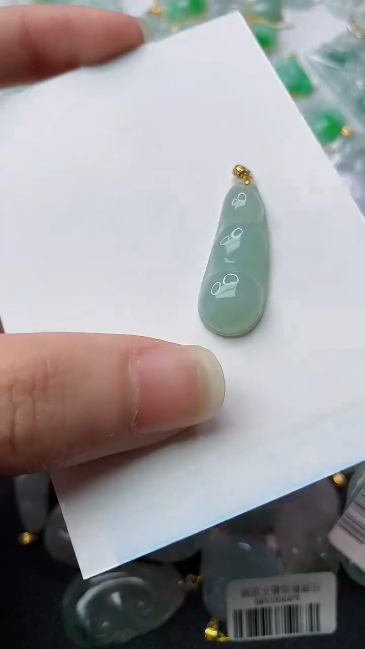 【闪购商品】翡翠颈饰18K金镶嵌39..........