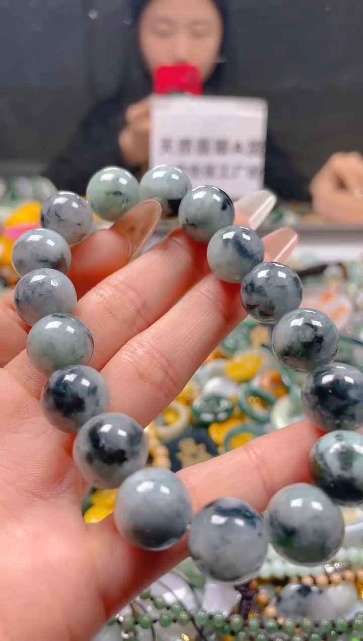 【闪购商品】翡翠颈饰未镶嵌13-14MM/U/翡翠A货一图一物