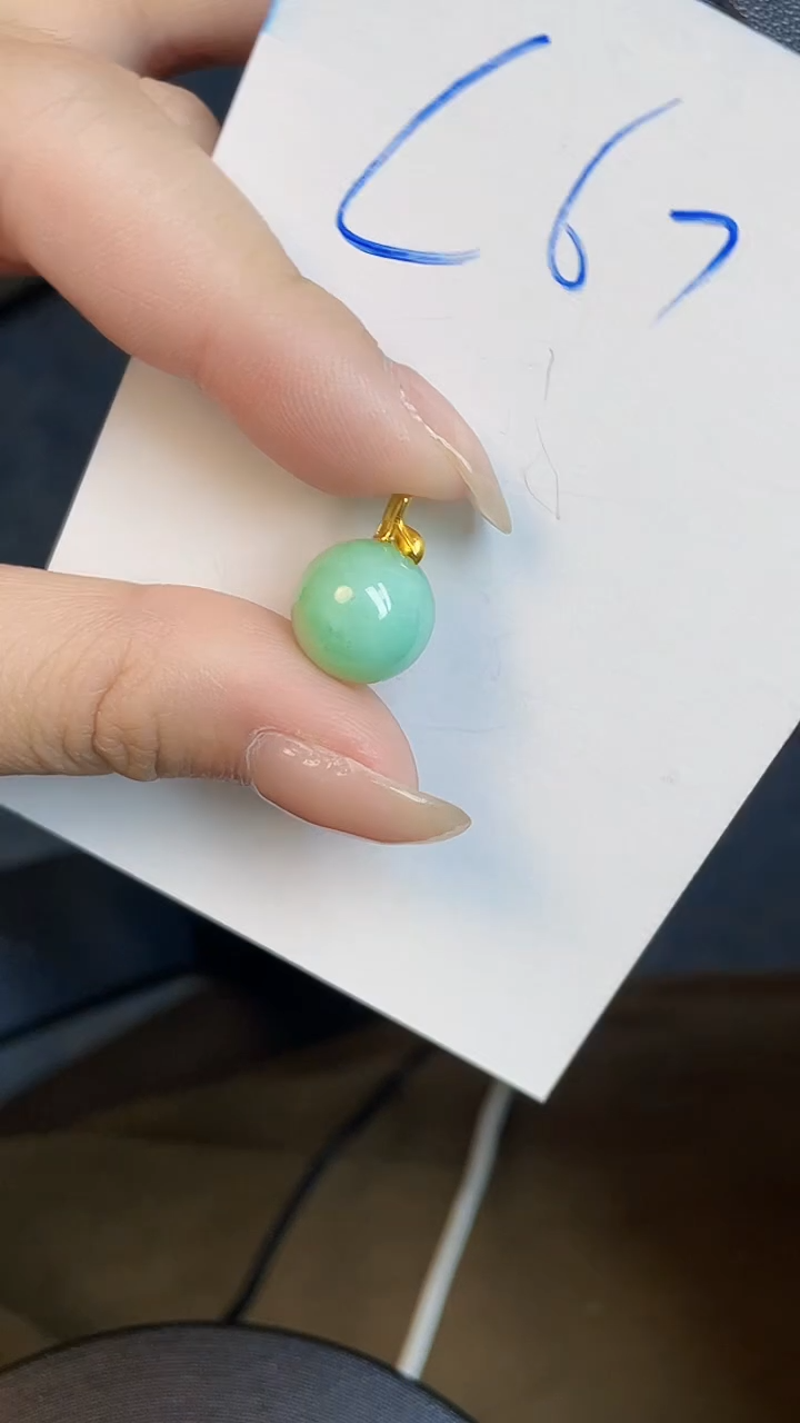 【闪购商品】翡翠颈饰18K金镶嵌00000000