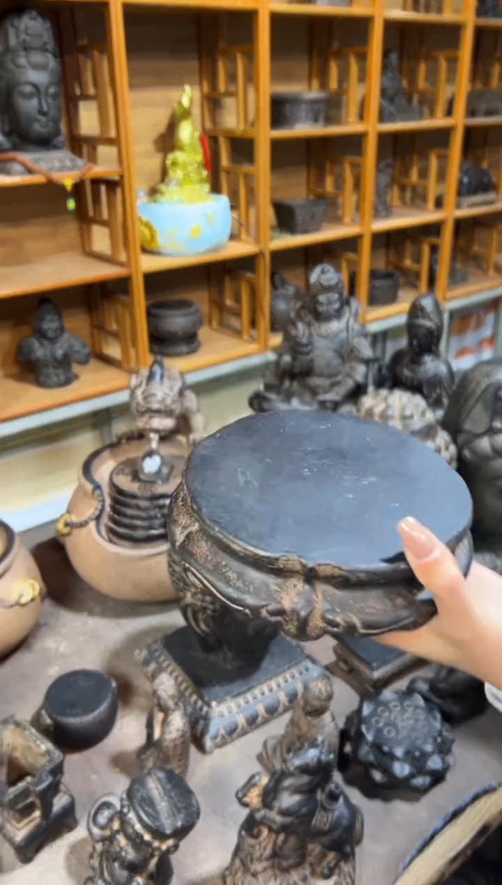 陶土【火山泥】金箍坛底座