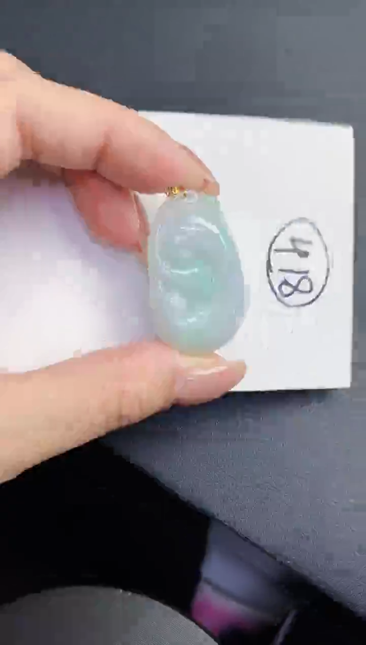 【闪购商品】翡翠颈饰18K金镶嵌0000000000