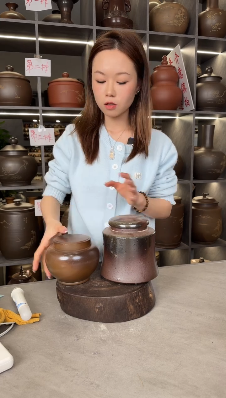 【闪购商品】罐本陶手作泥兴陶半斤-八两茶罐瑕疵气泡两个