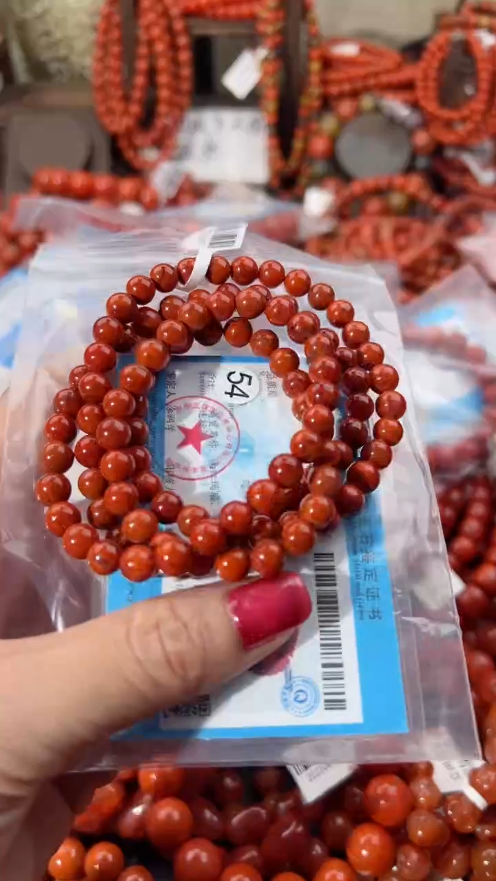 【闪购商品】南红玛瑙手串未镶嵌6