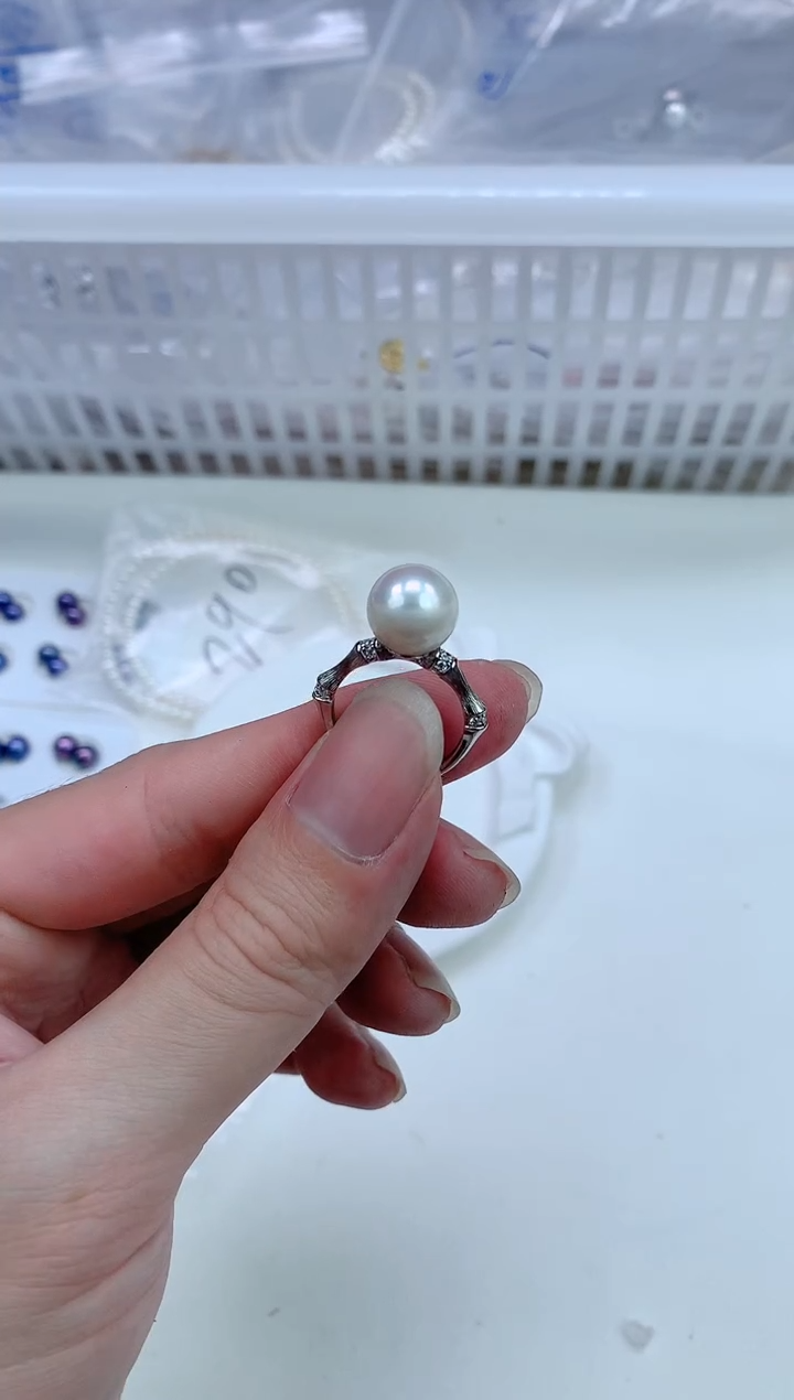 银S925镶嵌其他淡水珍珠35