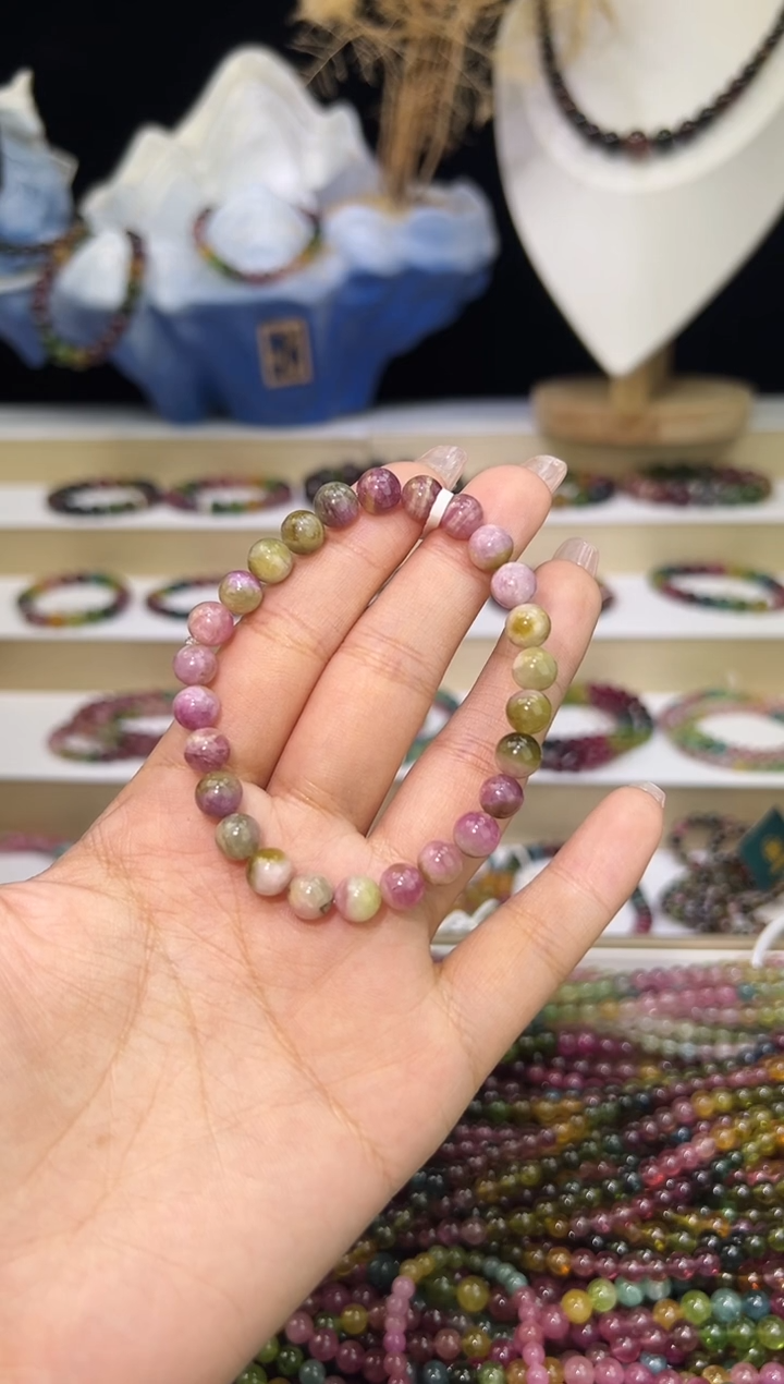 【闪购商品】碧玺/未镶嵌7mm+碧玺单圈多样性发货