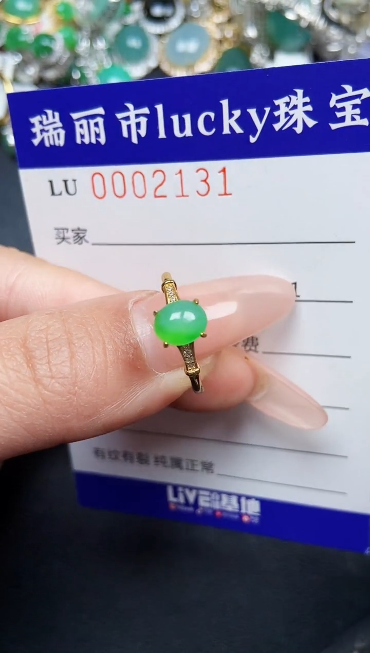 【闪购商品】翡翠颈饰银S925镶嵌2131