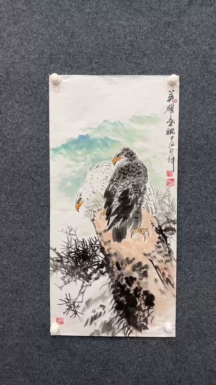 【闪购商品】国画2.13-颜新辉-三尺花鸟-22