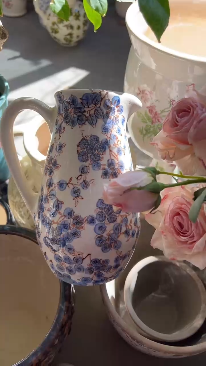 【闪购商品】陶瓷花盆高21.5cm内口7.5cm