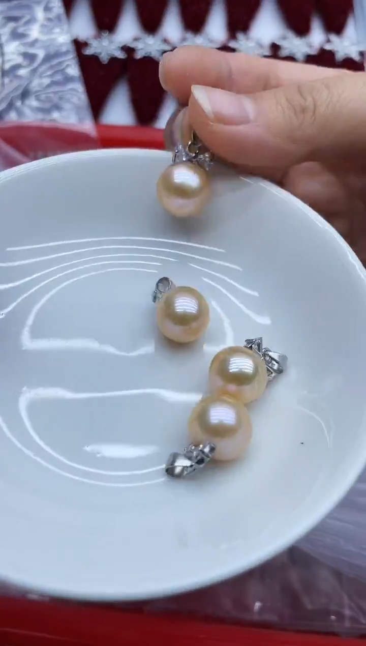 吊坠(不含链)银S925镶嵌淡水珍珠多样性发其一