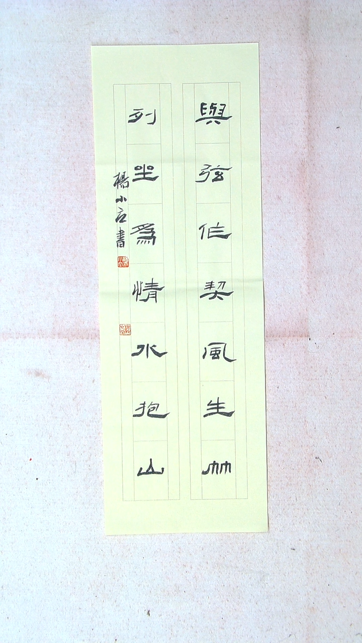 【闪购商品】书法杨小立河南南阳69*23 精品对联
