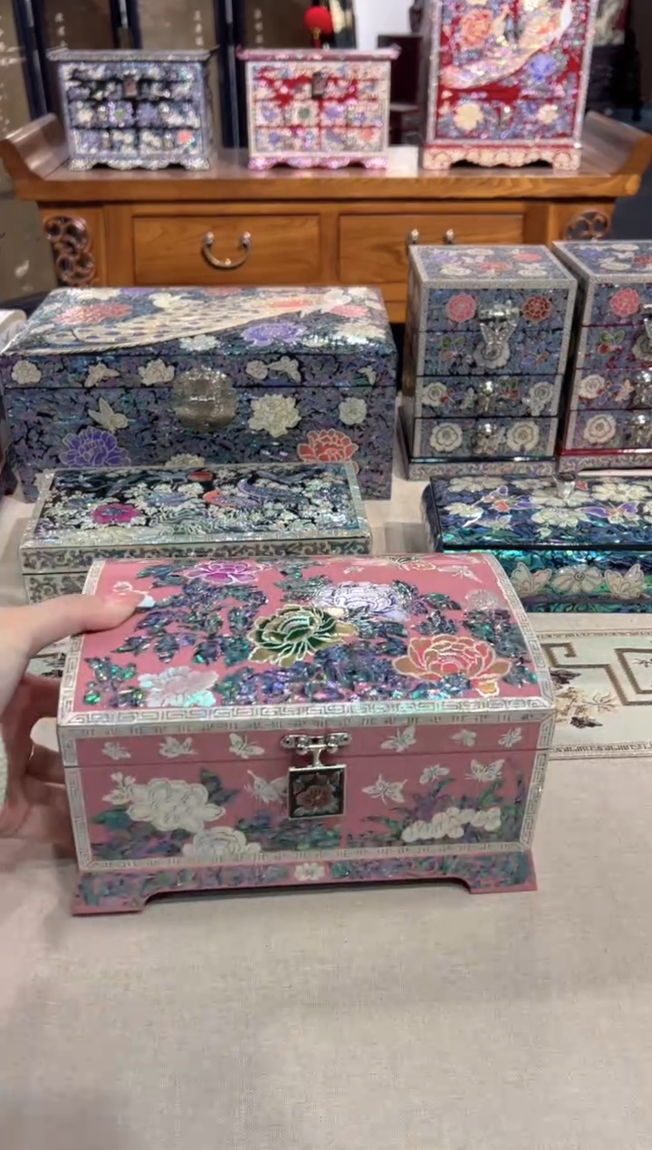 【闪购商品】样品微瑕按扣满贝底·弘贝雅螺钿漆器文化馆