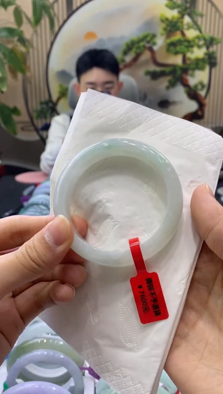 未镶嵌手镯翡翠0296