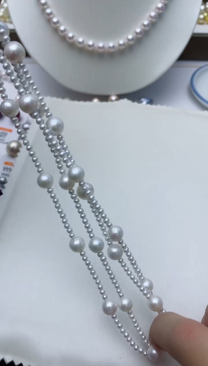 【闪购商品】淡水珍珠颈饰未镶嵌W14