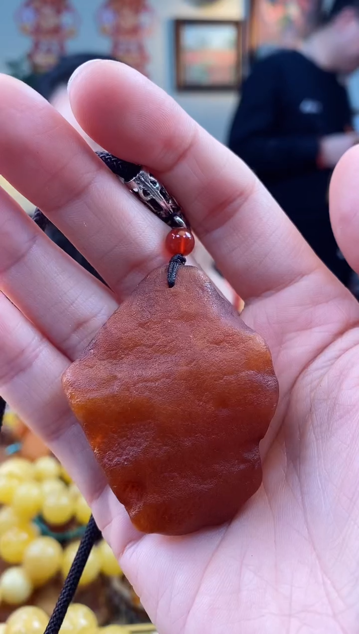 【闪购商品】琥珀颈饰未镶嵌吊坠