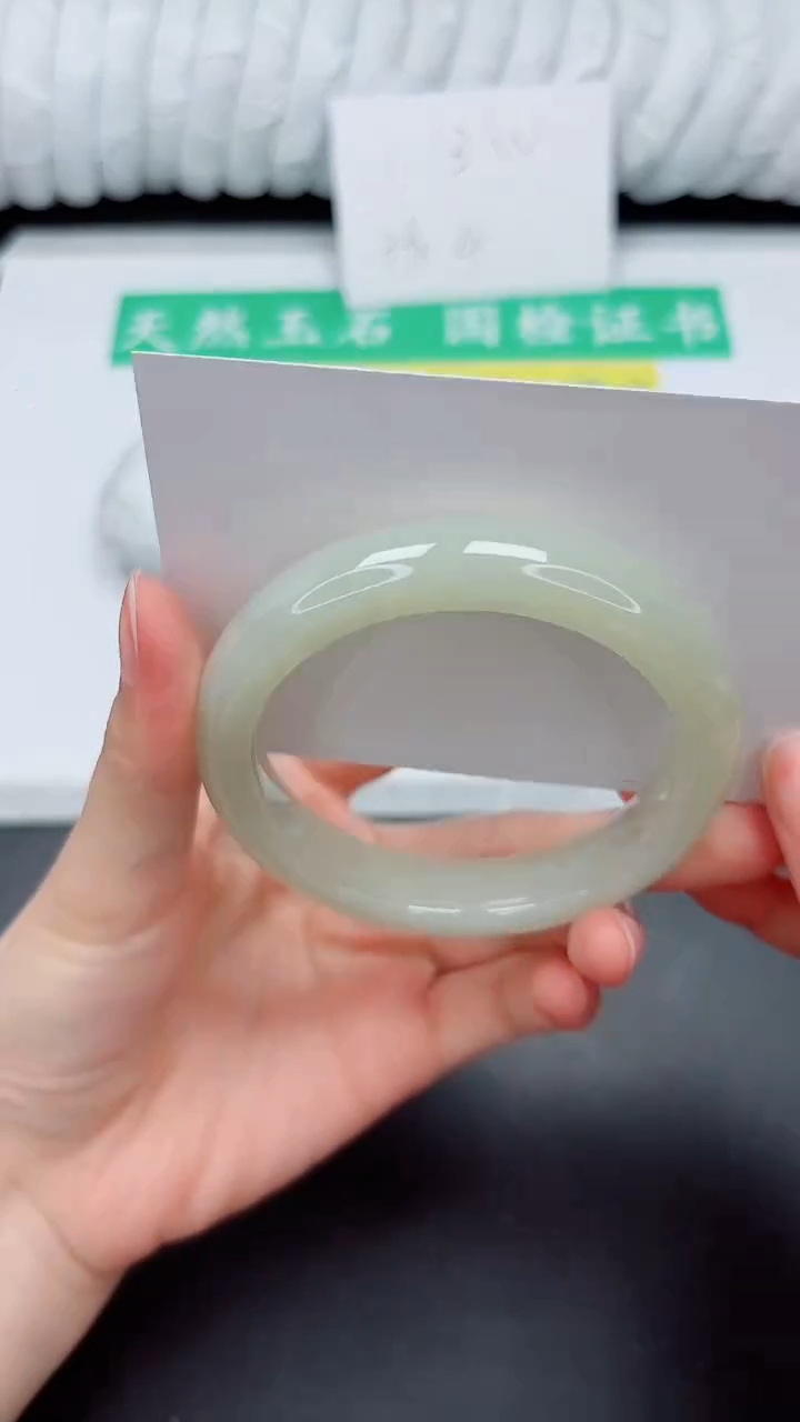 和田玉手镯未镶嵌106-60.2QS3