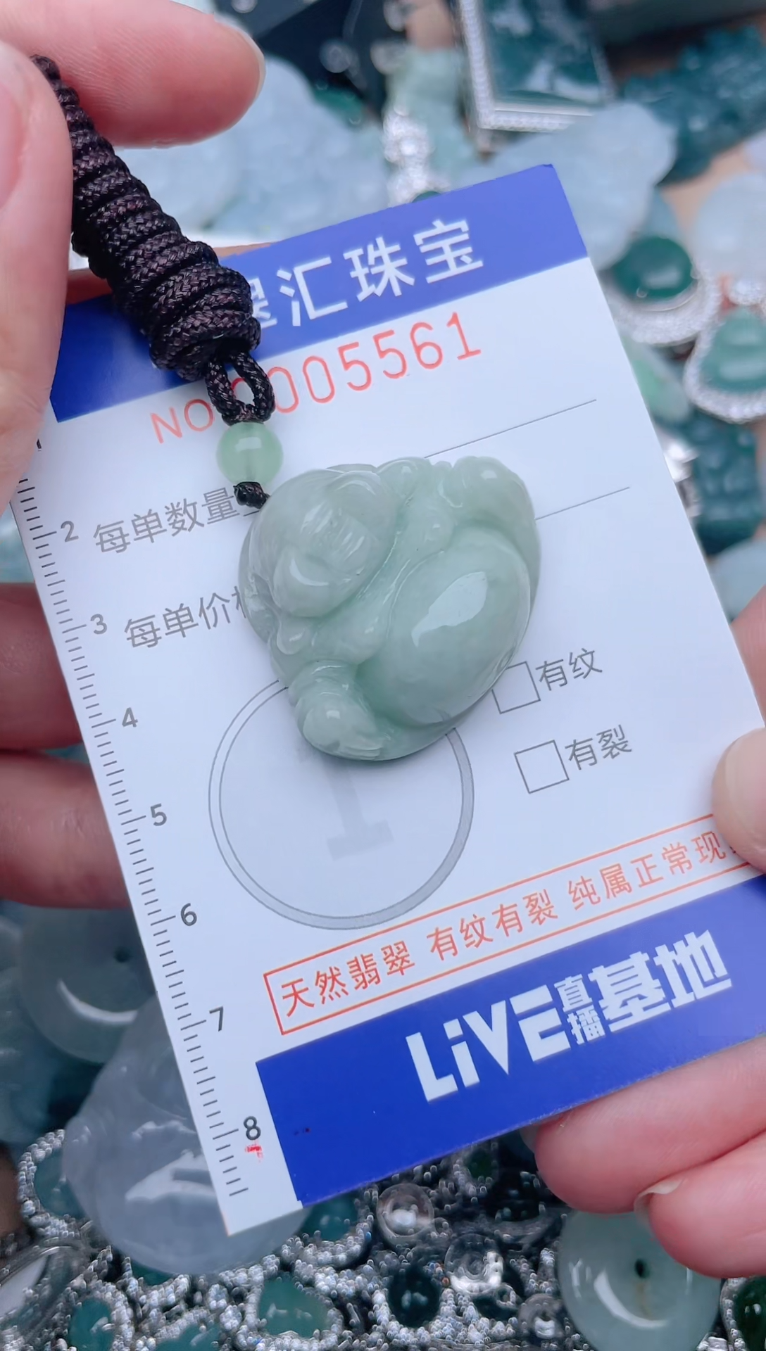 翡翠未镶嵌颈饰5561........1