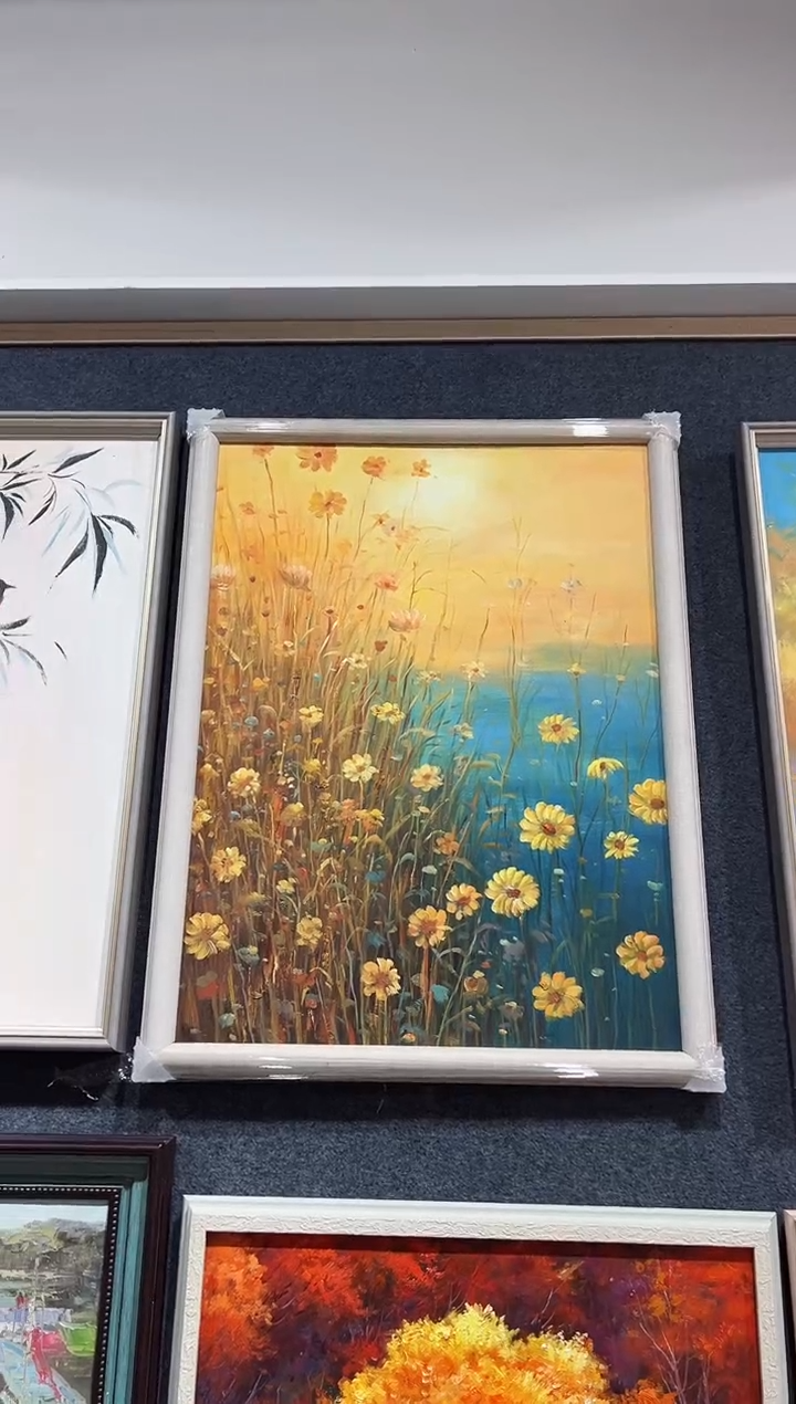 【闪购商品】油画69号 60*80 雏菊-手绘油画