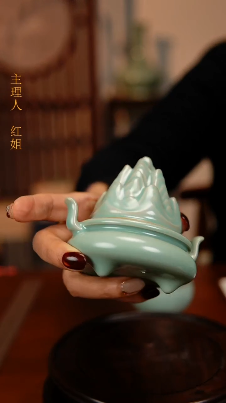 瓷片原产地原矿釉汝瓷