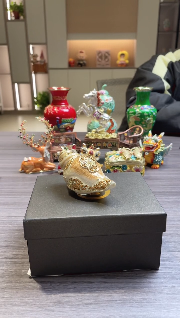 七宝烧珐琅彩首饰盒