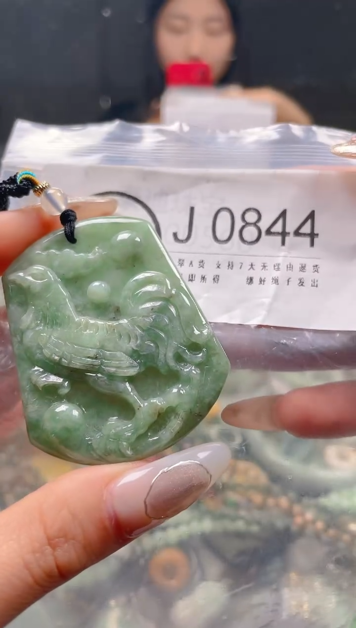 【闪购商品】翡翠颈饰未镶嵌/J/翡翠A货一图一物