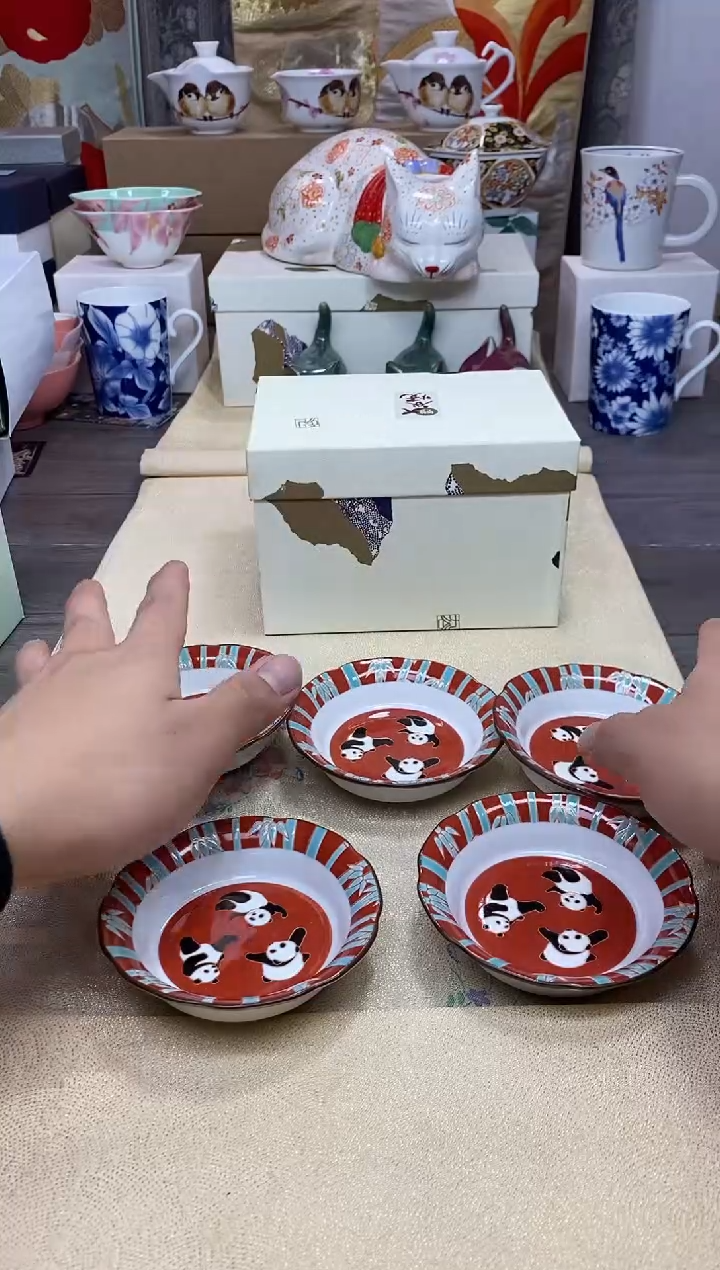 【闪购商品】全品全新耐高温（熊猫点心碟一盒