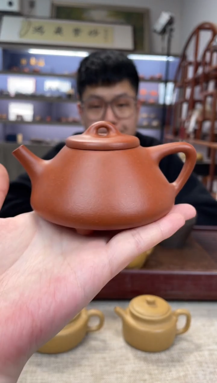 【闪购商品】紫砂茶壶红降坡子冶【带矿标证书】