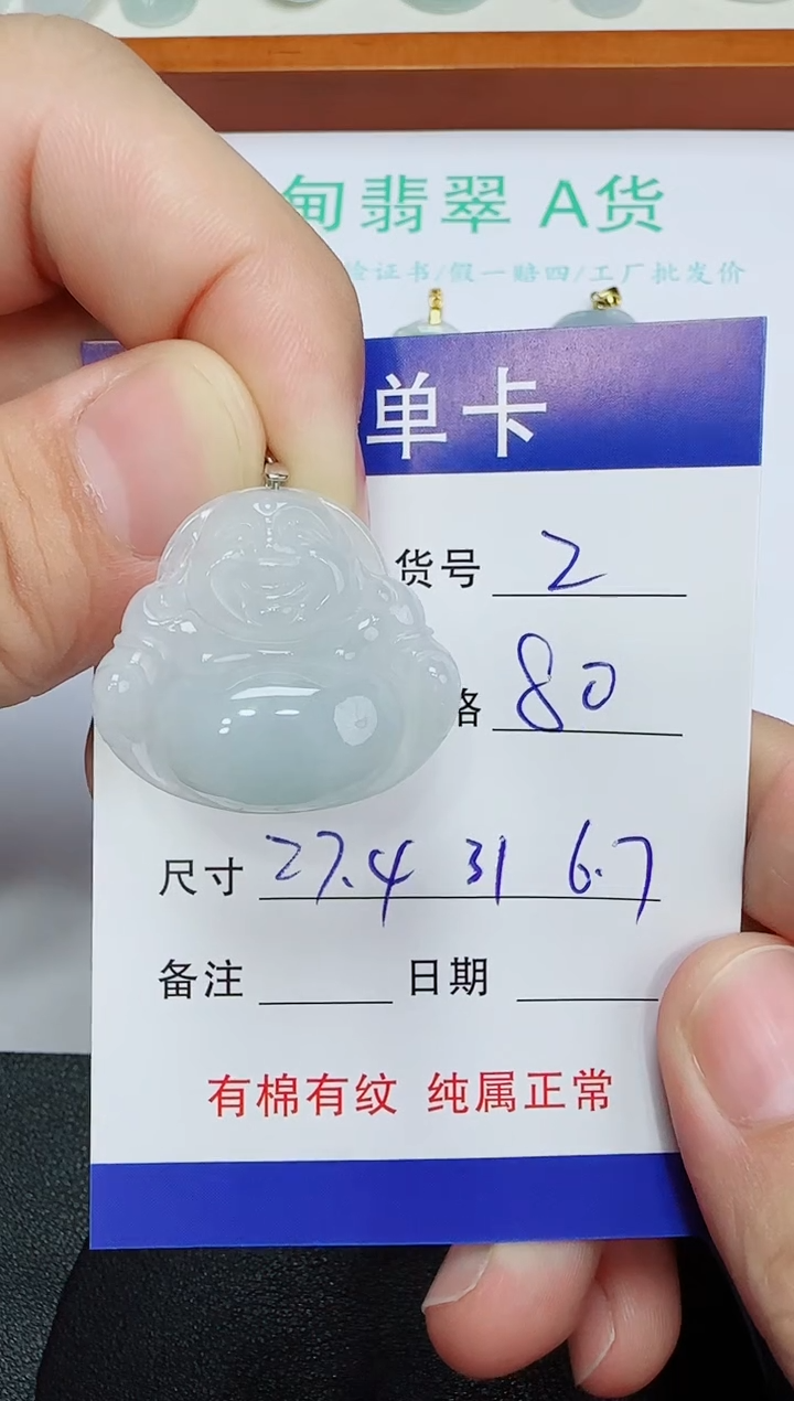 吊坠(赠链)未镶嵌翡翠2