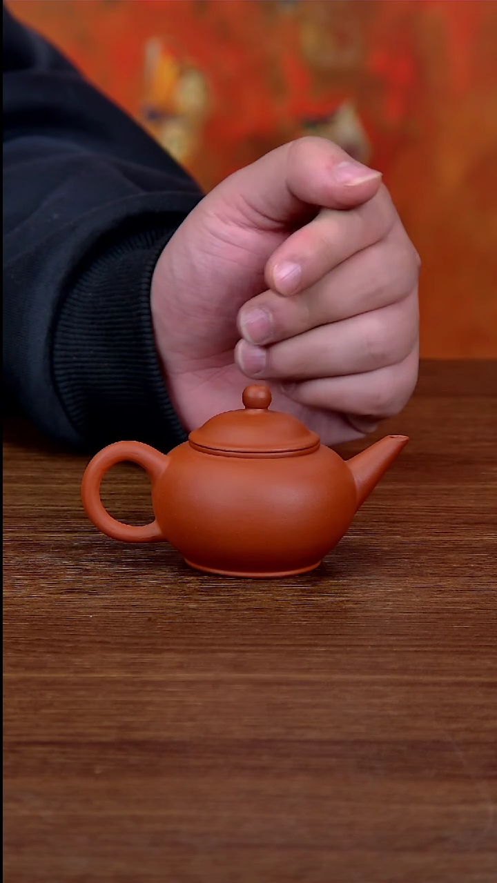 【闪购商品】紫砂茶壶红泥水平60CC